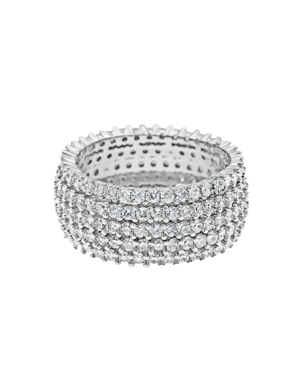 Pavé Cigar Band Ring 