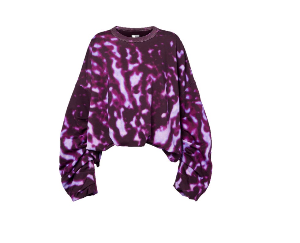 Draped Sweatshirt