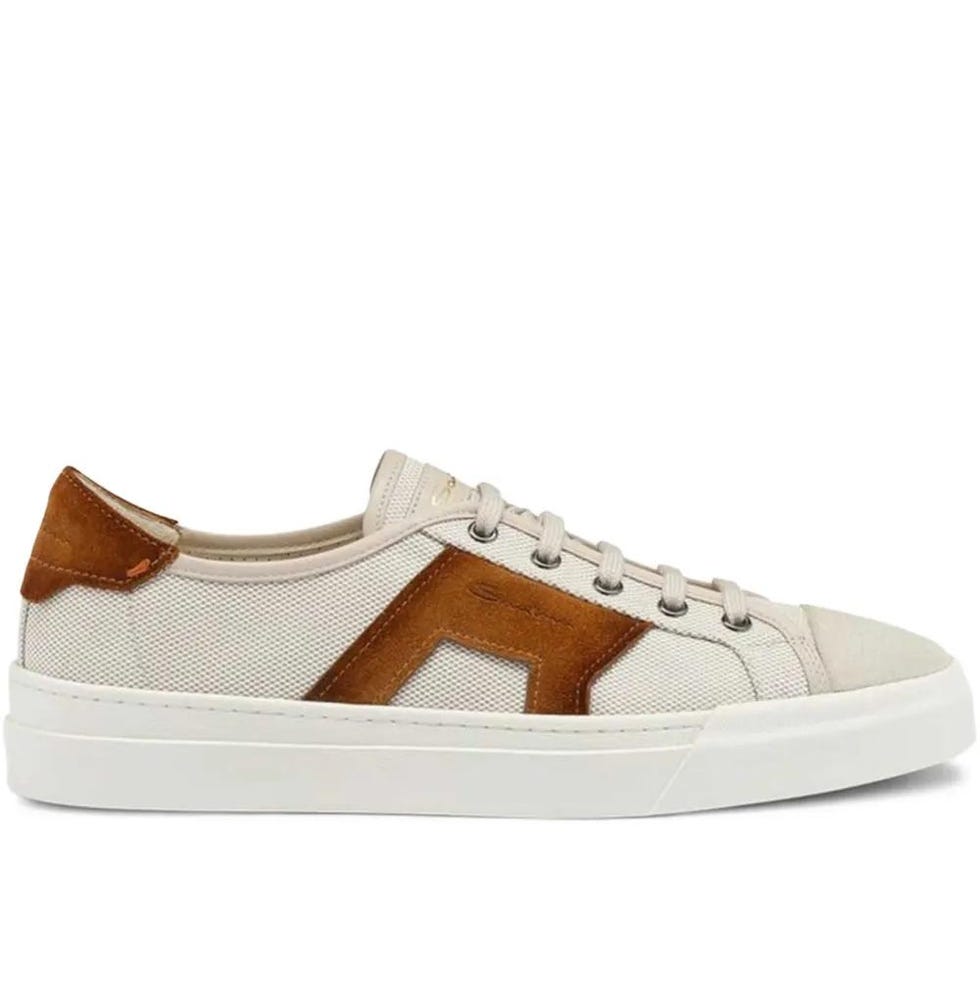 Suede-Panel Canvas Sneaker Suede-Panel Canvas Sneaker
