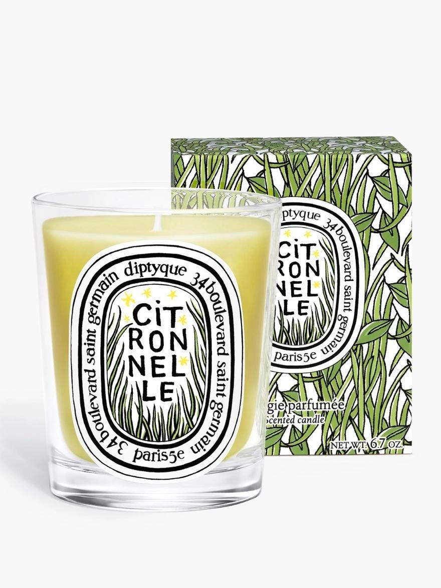 Citronnelle (Lemongrass) Classic Candle