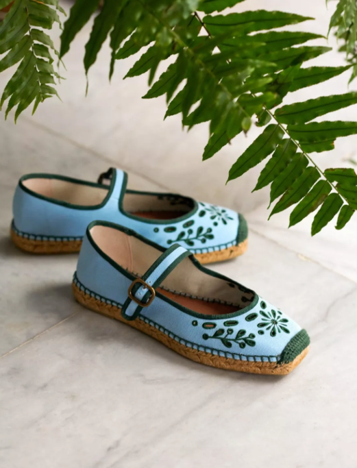 Flora Broderie Espadrille