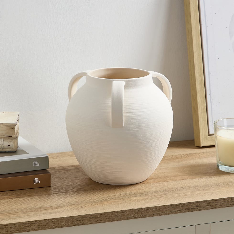 Matte Textured Ceramic Stoneware Vase