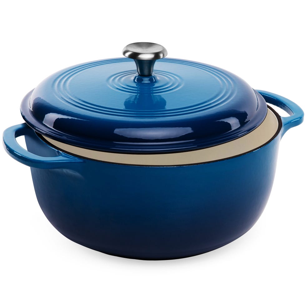 Non-Stick Enamel Cast-Iron Dutch Oven
