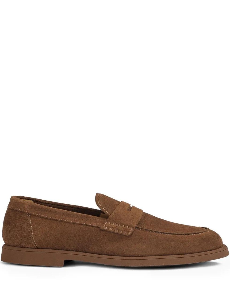 Suede Penny Loafers