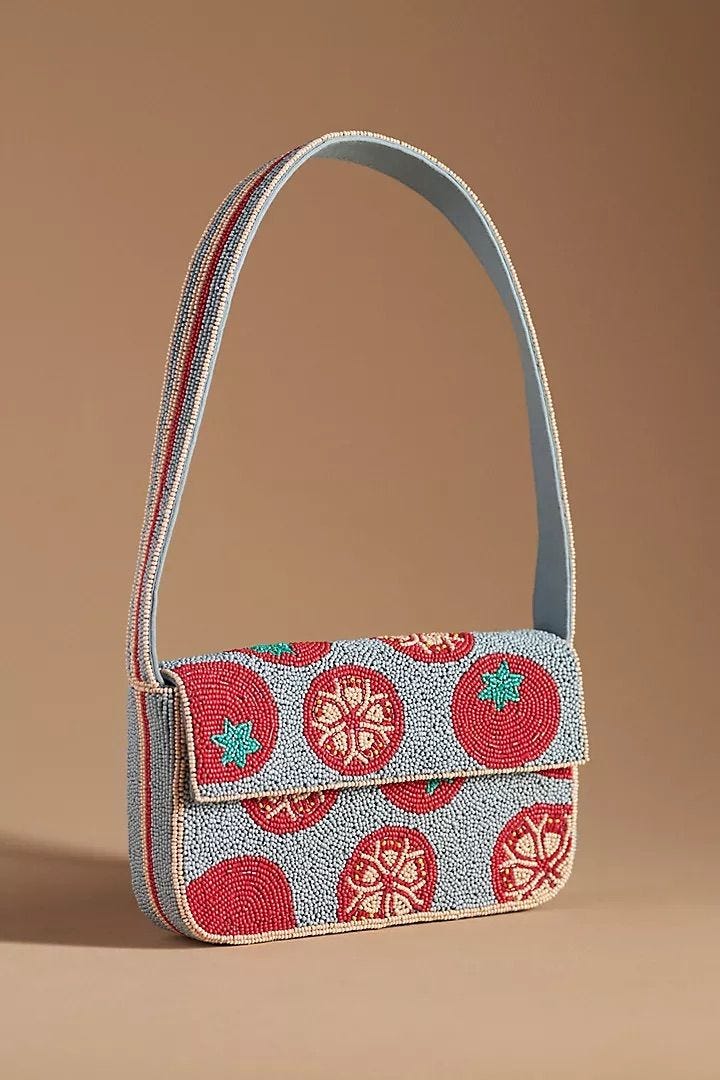 The Fiona Beaded Bag: Food & Drink Edition