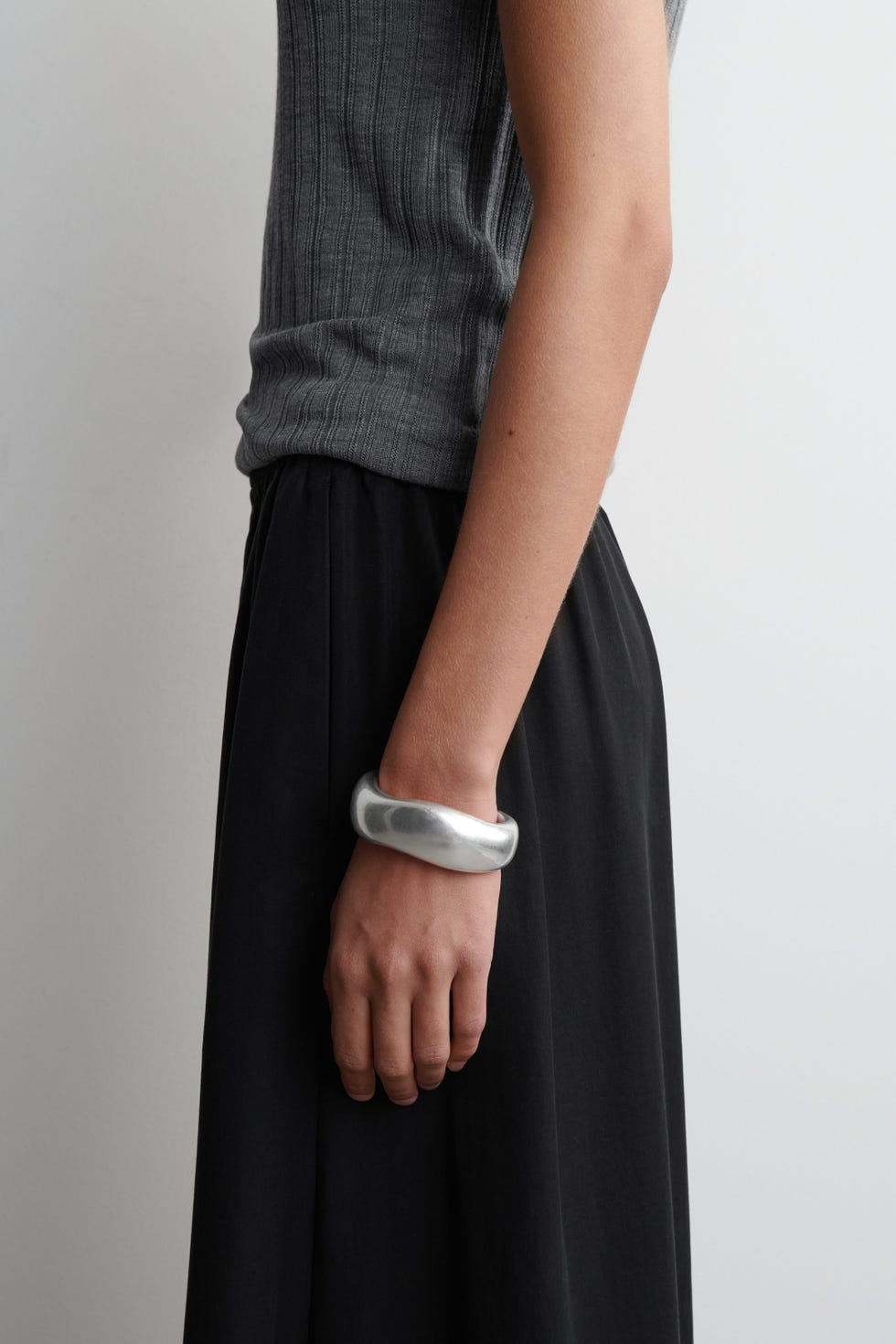 Chunky Curved Bangle