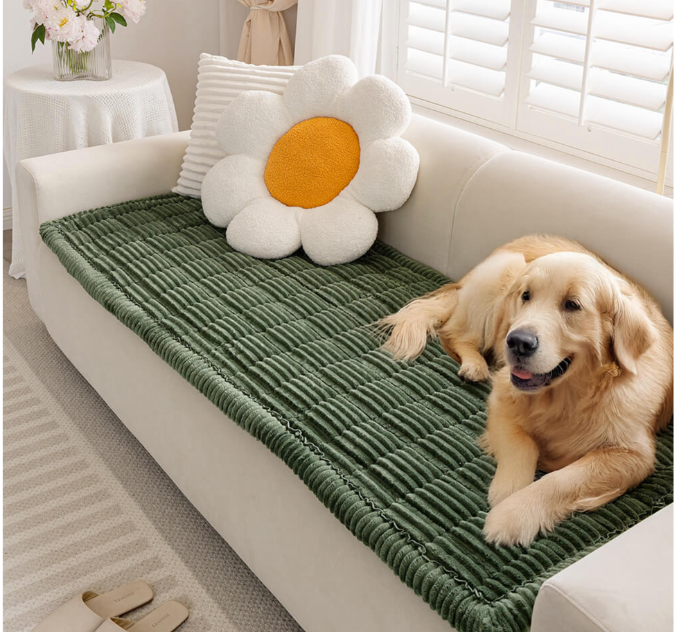 Flannel Non-slip Couch Cover