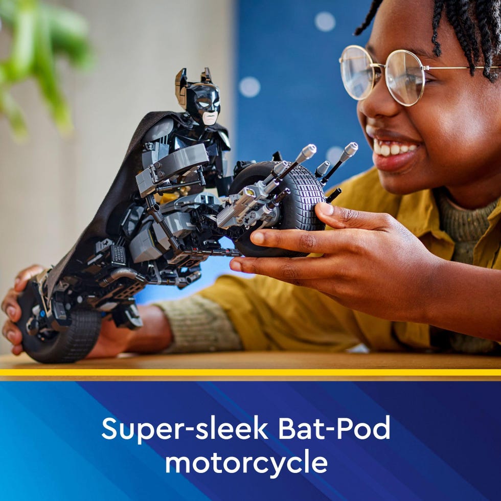 Batman Construction Figure and Bat-Pod Bike