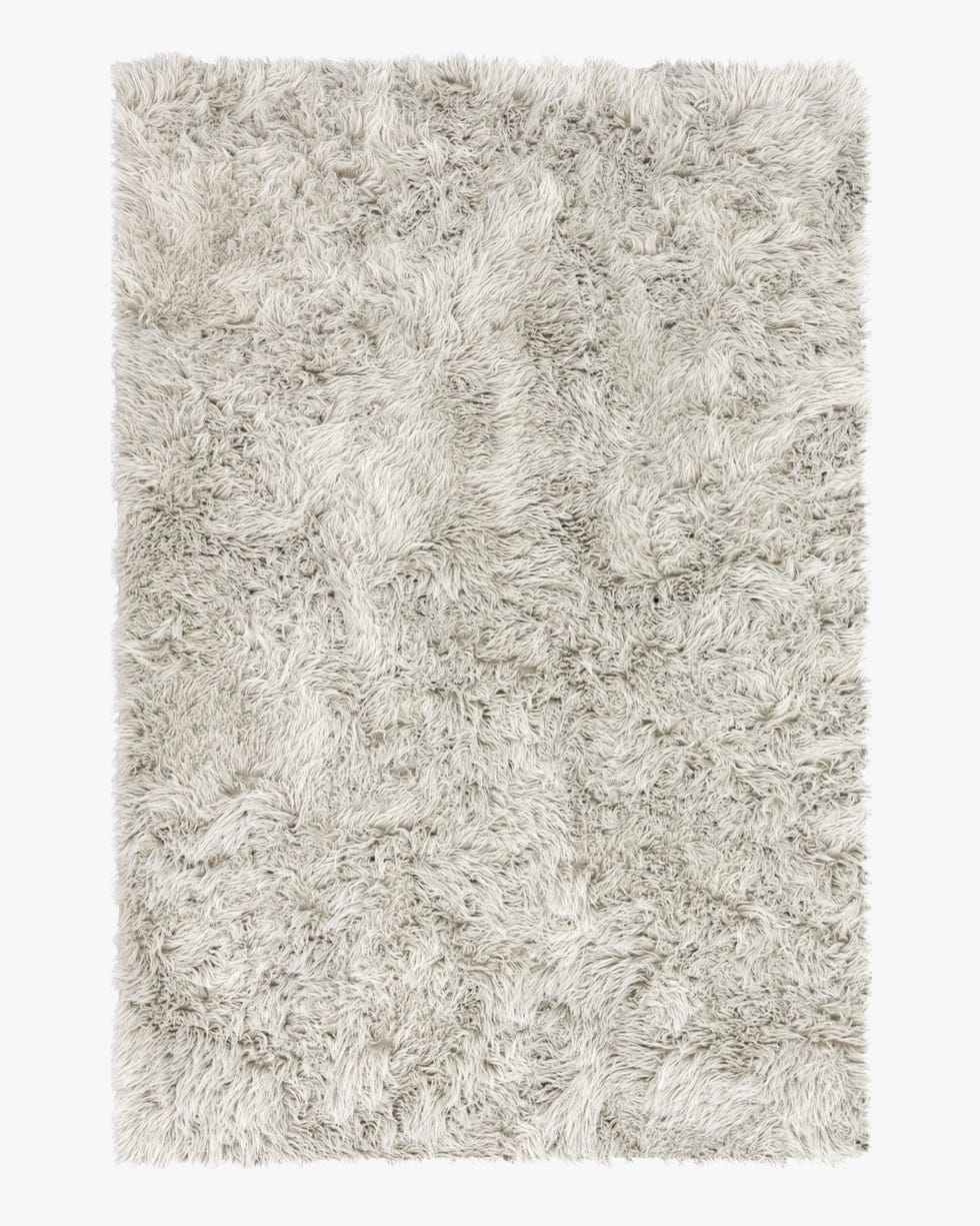 Light Grey Shag Rug
