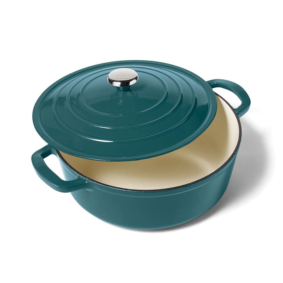 Enameled Cast Iron Round Wide Dutch Oven