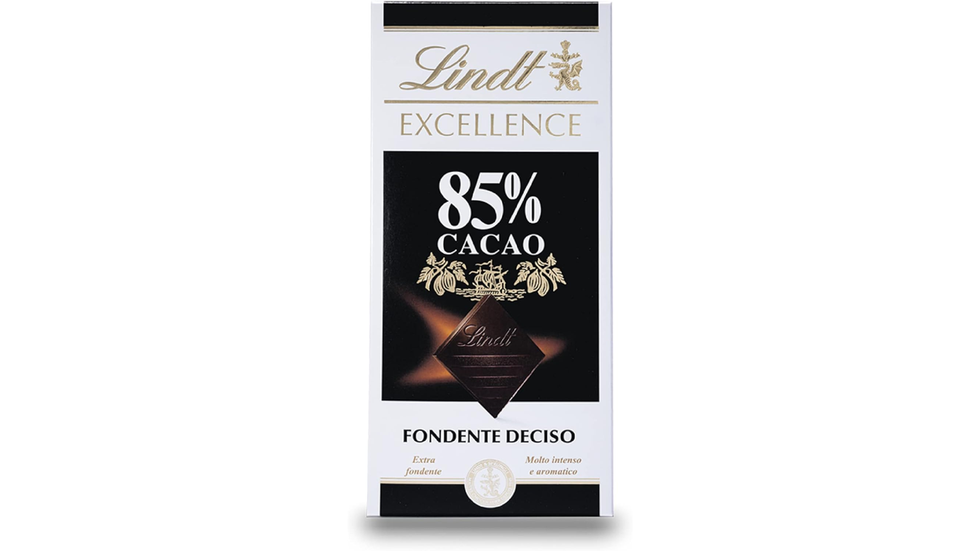 Lindt Excellence Tavoletta di Cioccolato Fondente 85% 