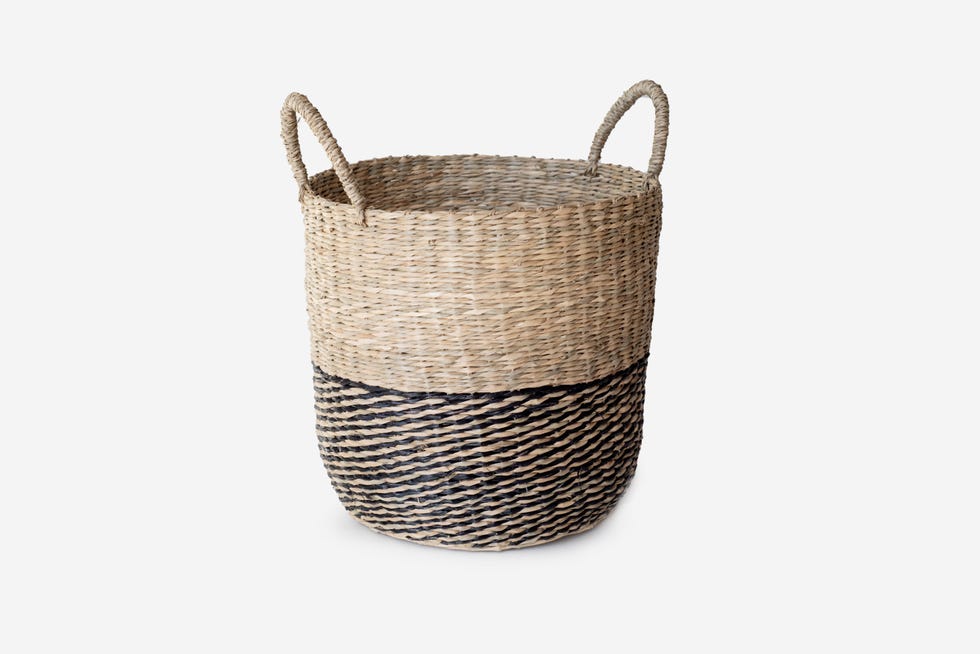 Cesta de jacinto de agua marrón