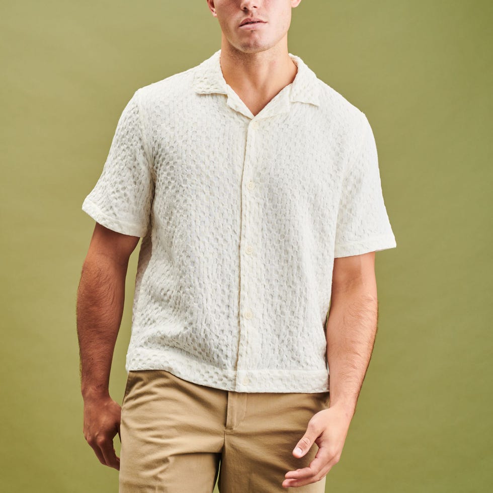 Lido Ecru Dobby Shirt