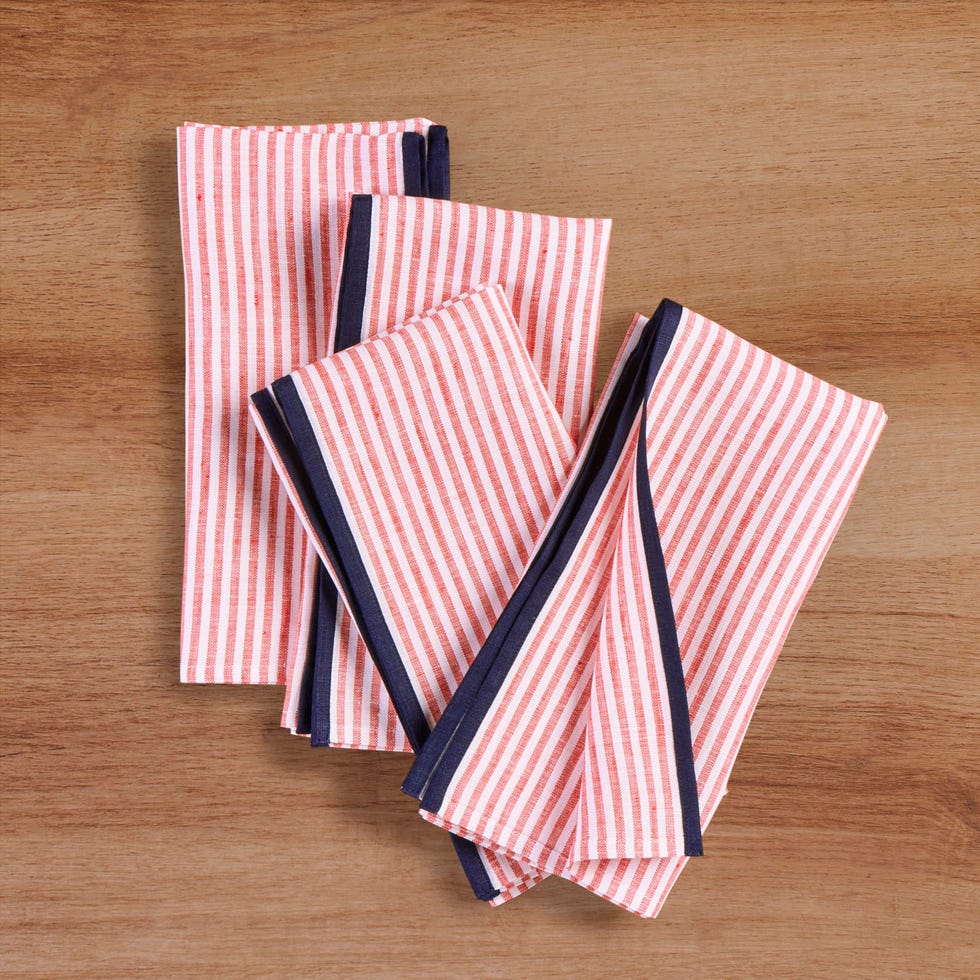 Solino Home Linen Cloth Napkins Set of 4