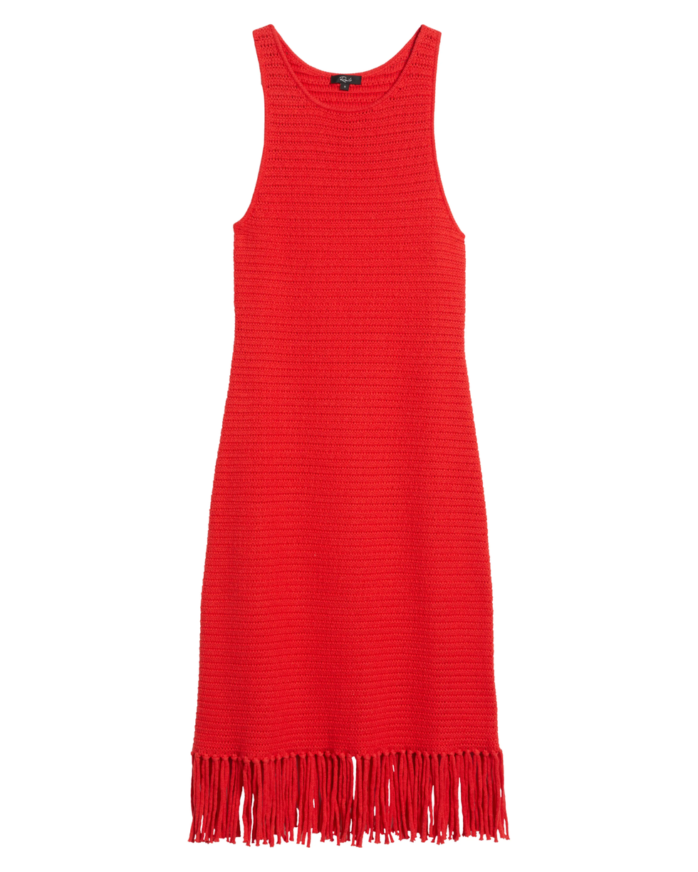 Nia Fringe Sweater Dress