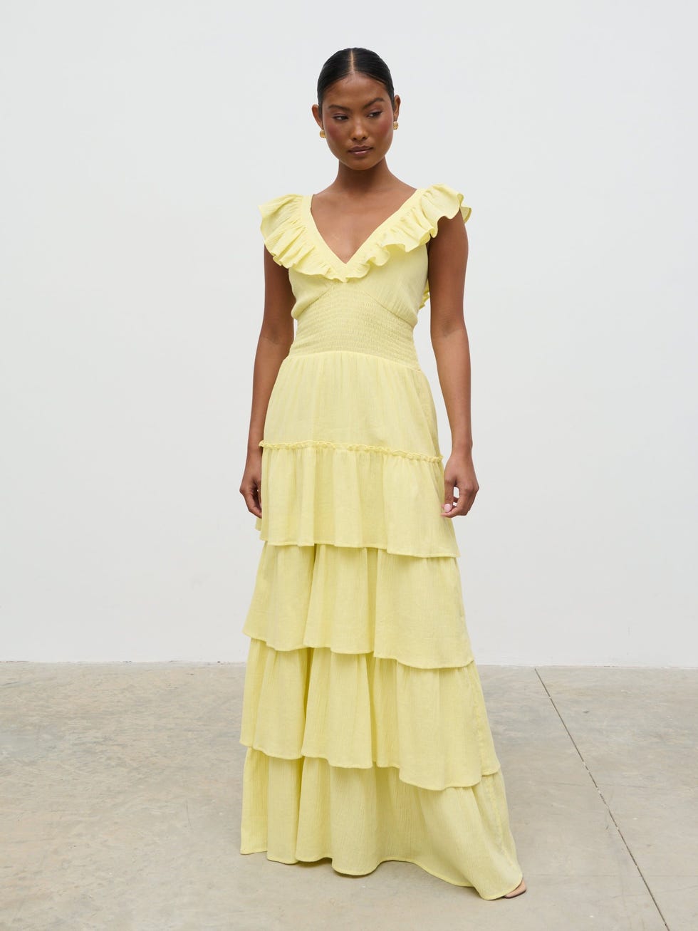 Opal Ruffle Maxi Dress