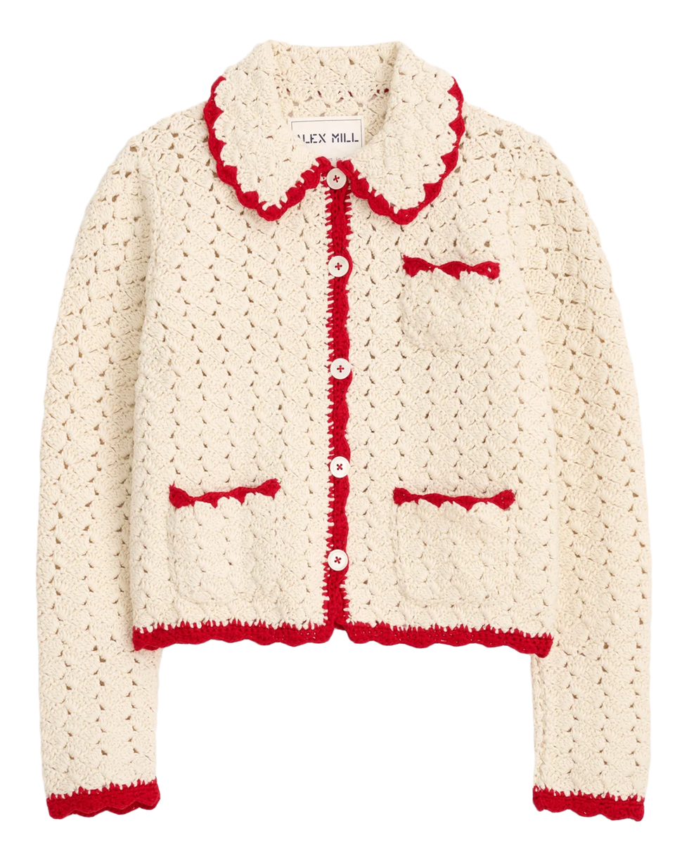 Molly Hand-Crochet Cardigan