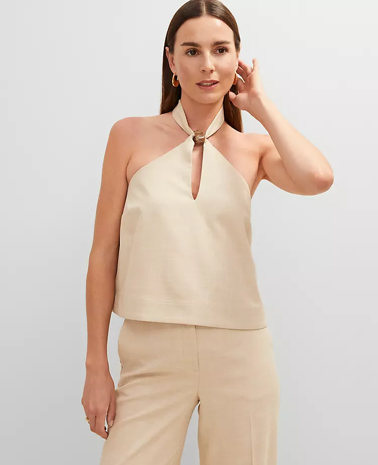 Cutout Halter Top