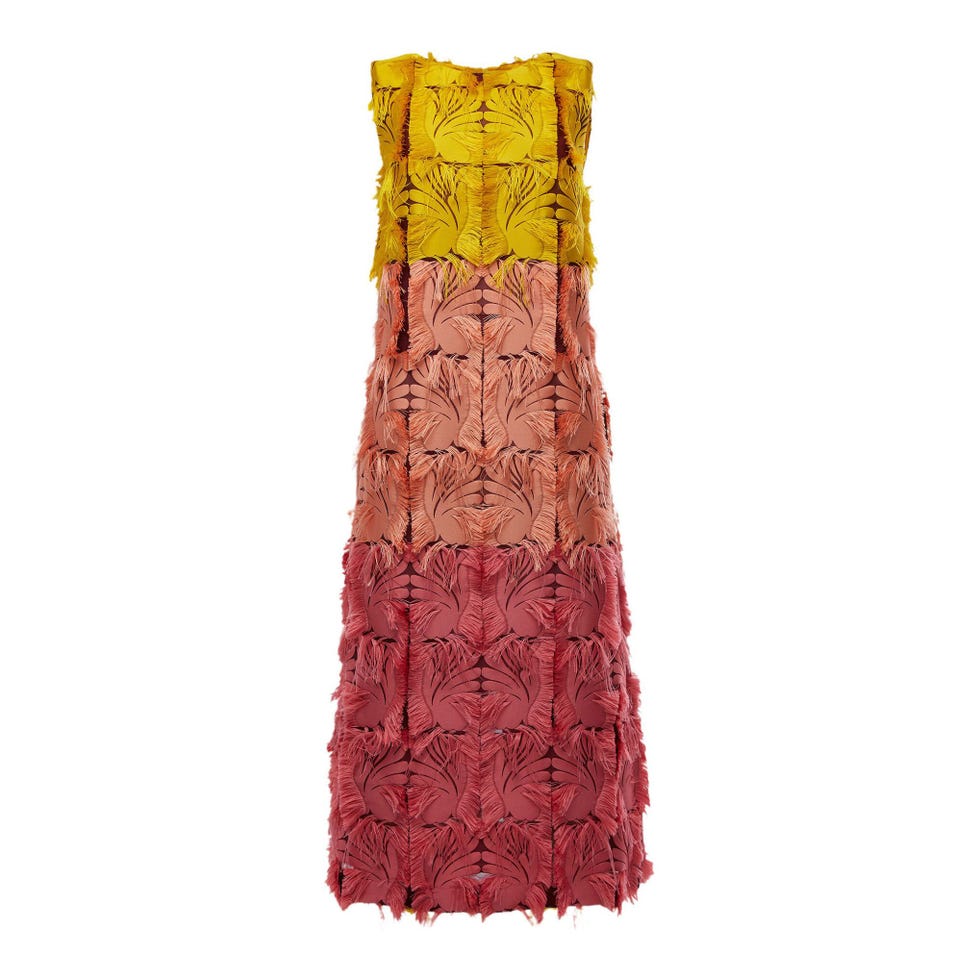 Column Dress Jacquard Multicolor in Jacquard