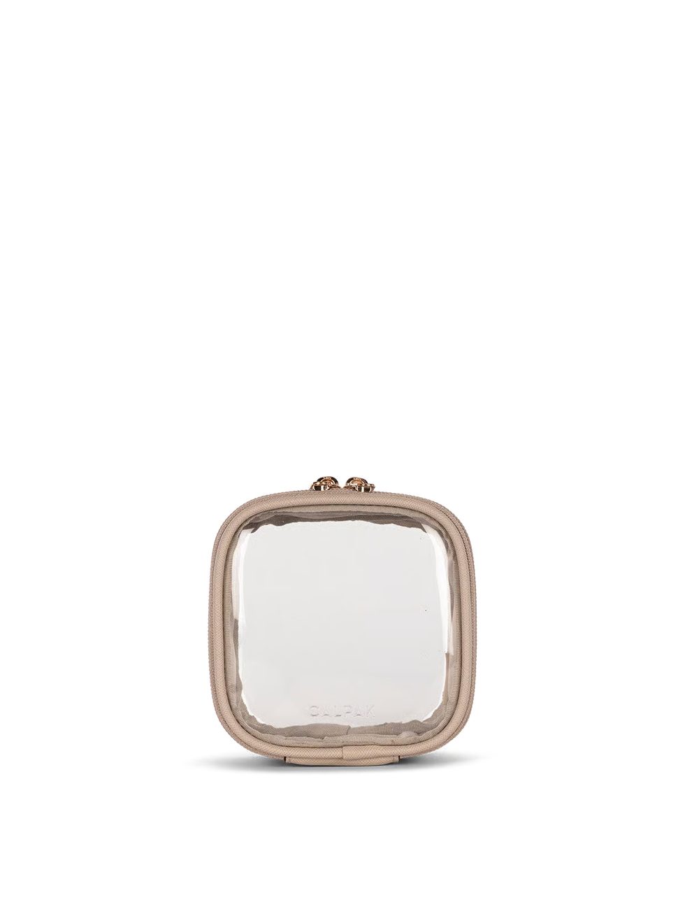 Estuche pequeño para cosméticos transparente