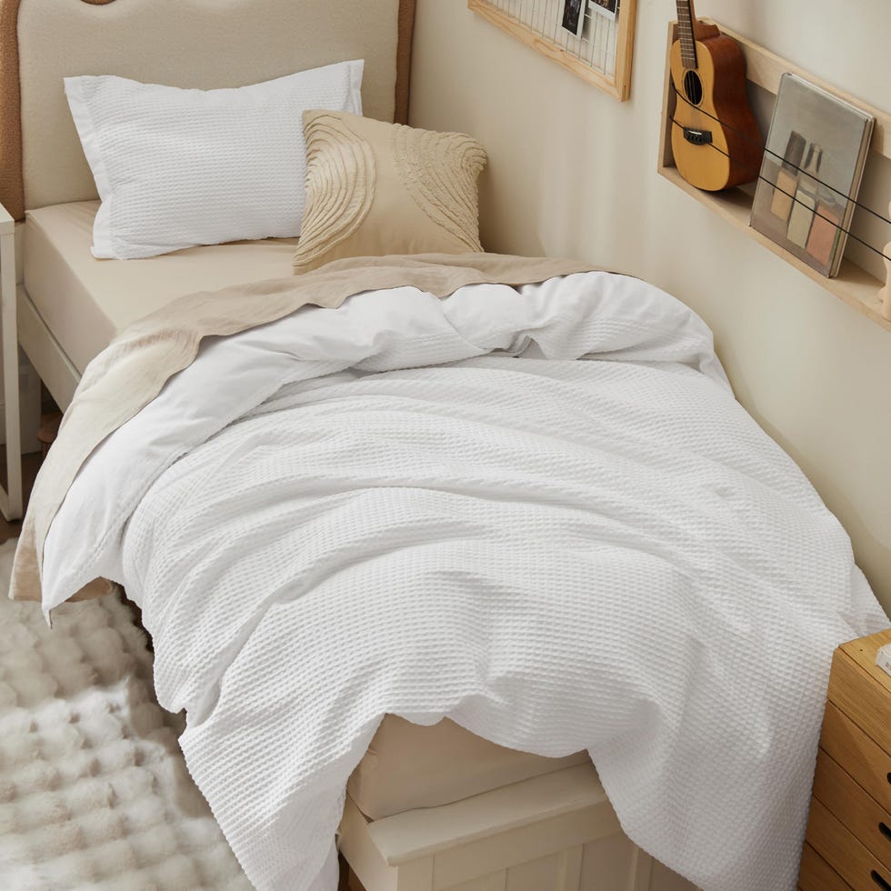 Waffle Weave Duvet Cover