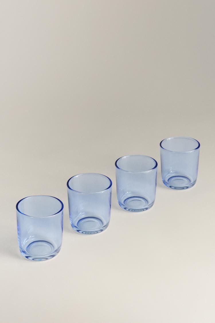 Pack 4 vasos vidrio