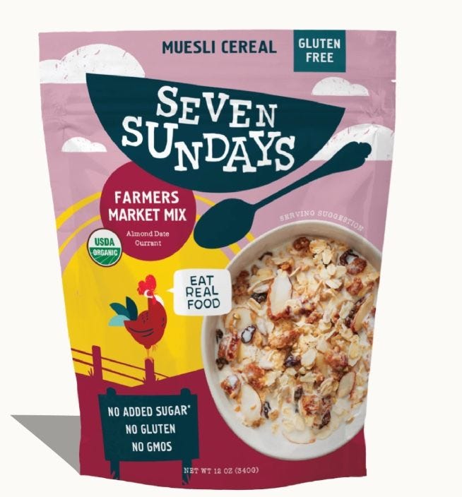Farmers Market Almond Date Currant Muesli Cereal