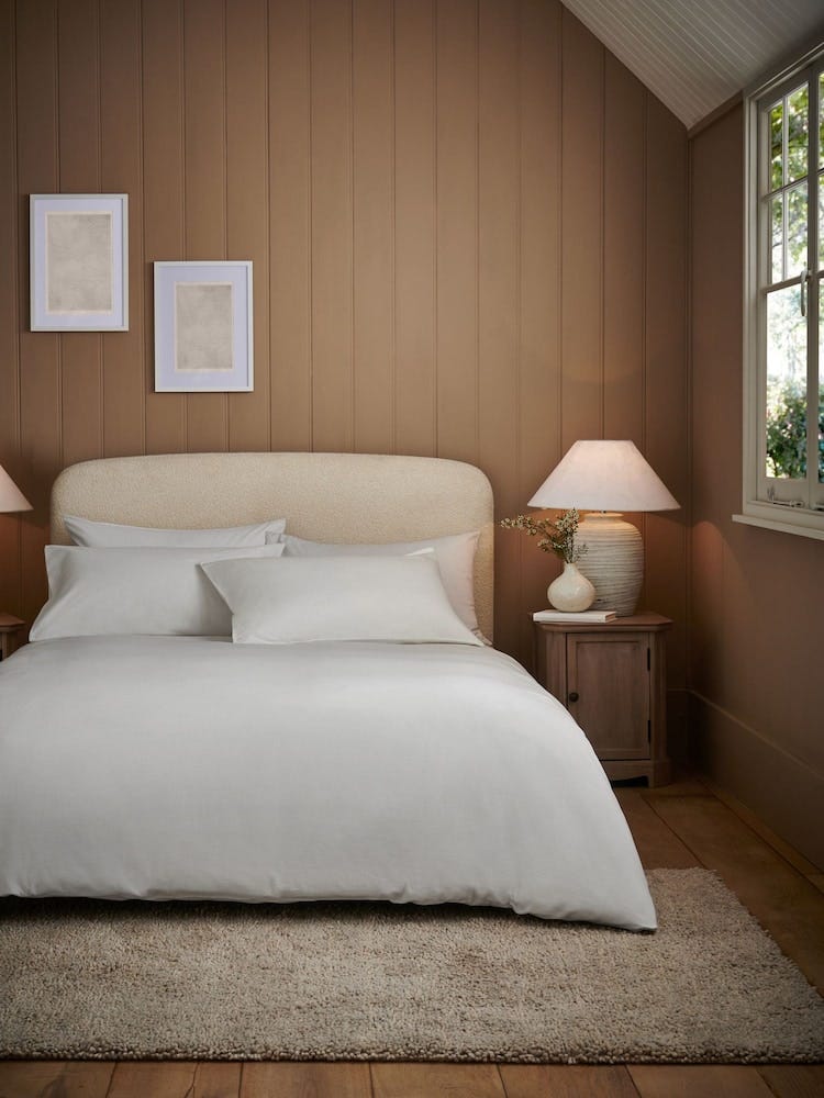 Brushed Supersoft 100% Cotton Duvet Cover and Pillowcase Set 