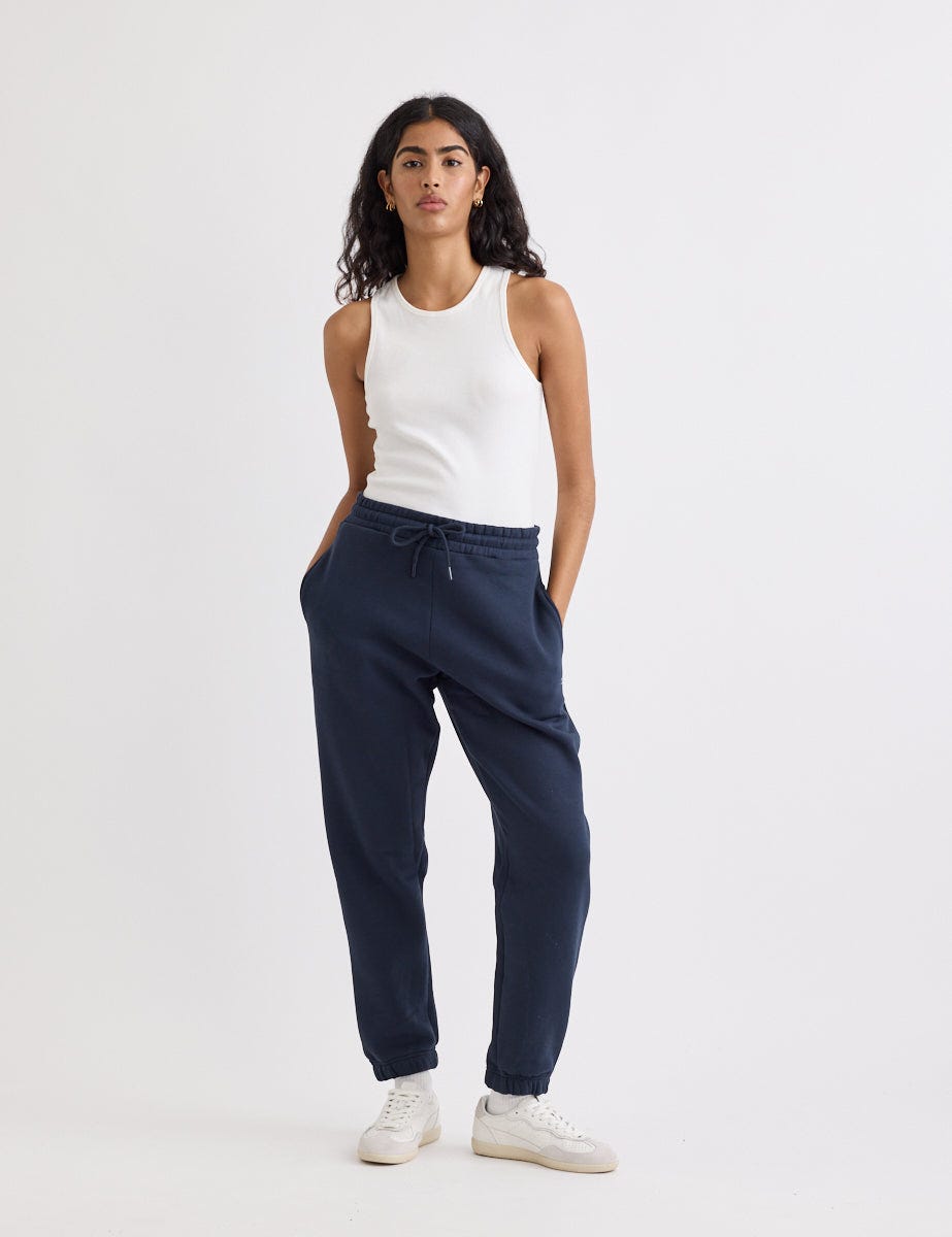 The Navy Tapered Joggers