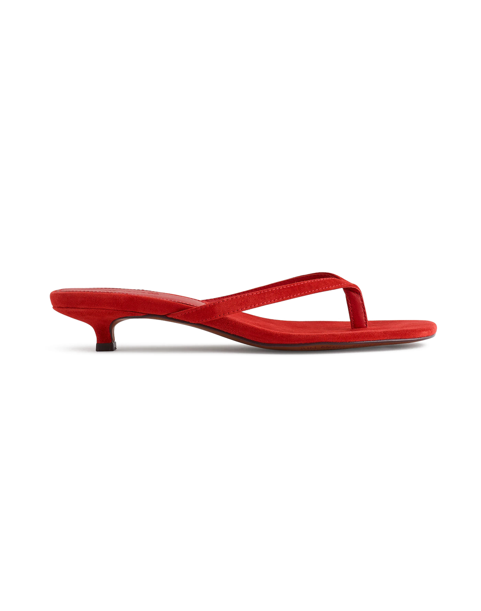The Chiara Kitten Heel Thong Sandal