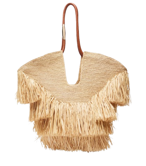 Sac fourre-tout moyen en raphia Goldentime