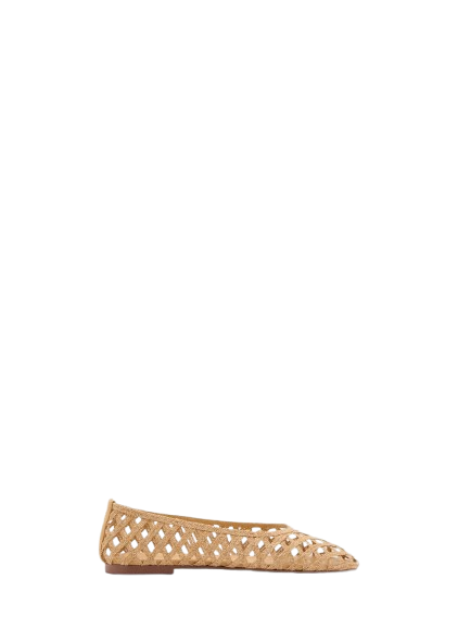 Ballerines en fibres naturelles