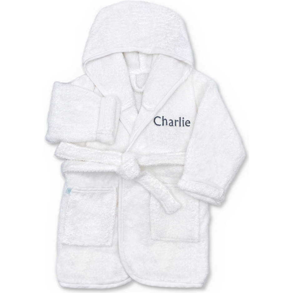 Personalized Bathrobe, Grey