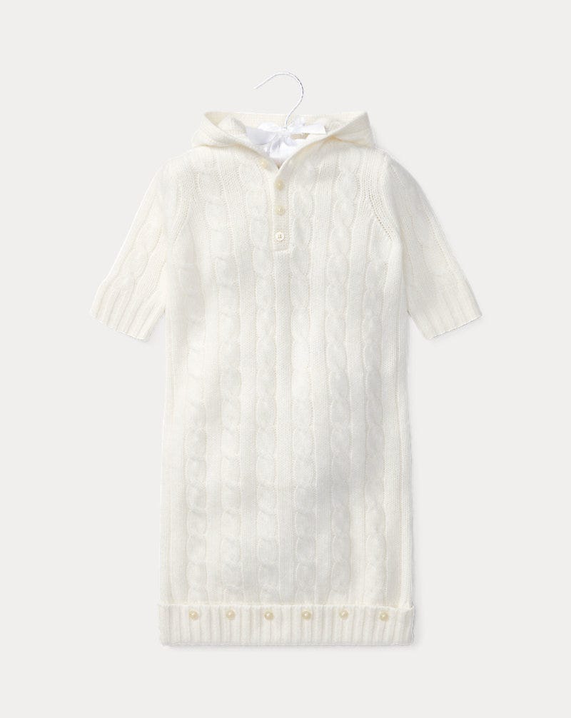 Cable-Knit Cashmere Bunting