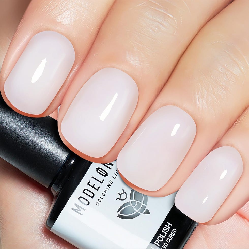 Modelones Esmalte de Uñas de Gel Blanco Lechoso Soak Off