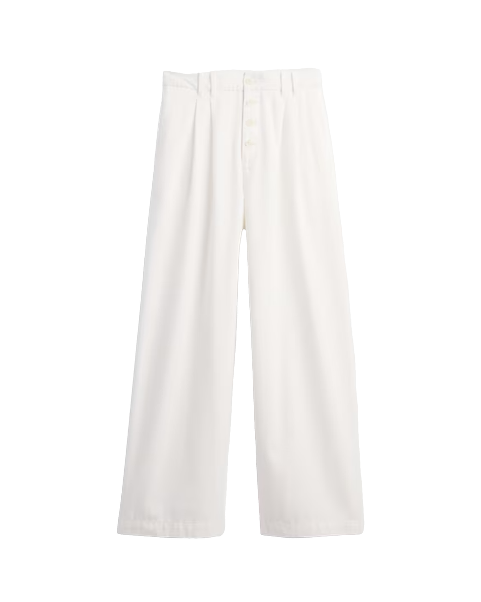 x DÔEN High Rise geplooide broek