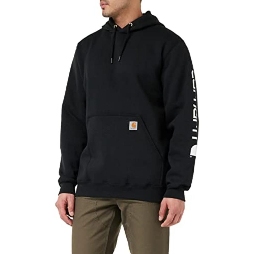 Locker geschnittenes, mittelschweres Sweatshirt mit Grafik und Logoärmeln für Herren