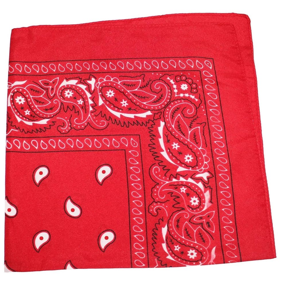 Pack of 5 X-Large Paisley Cotton Printed Bandana 