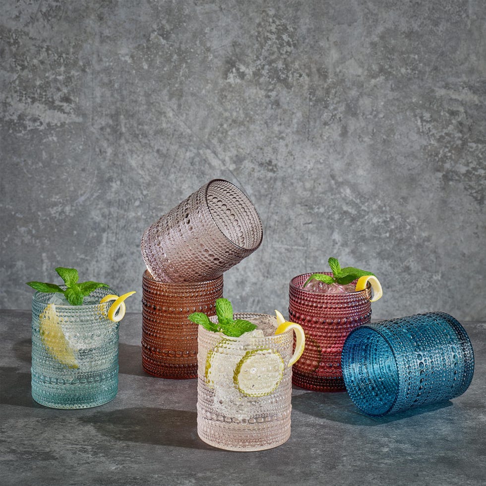 Beaded Drinking Glasses Set 