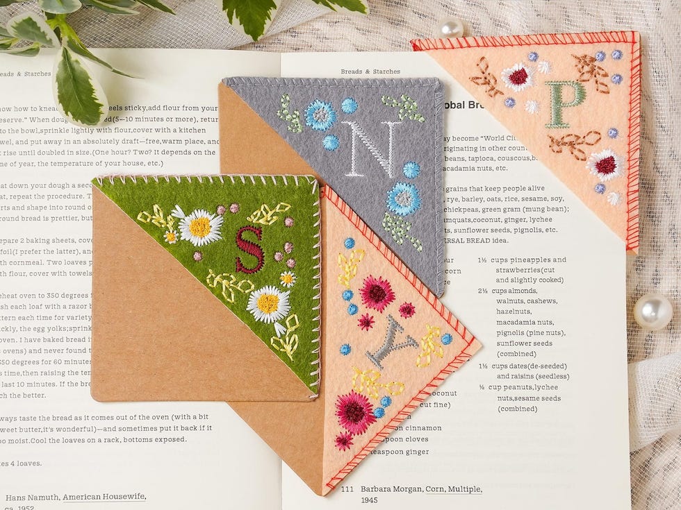 Embroidered Bookmarks