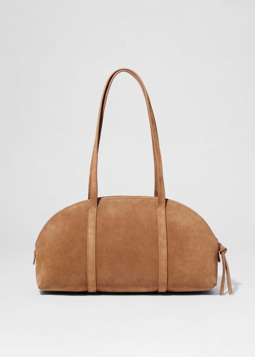 Suede Bowling Bag