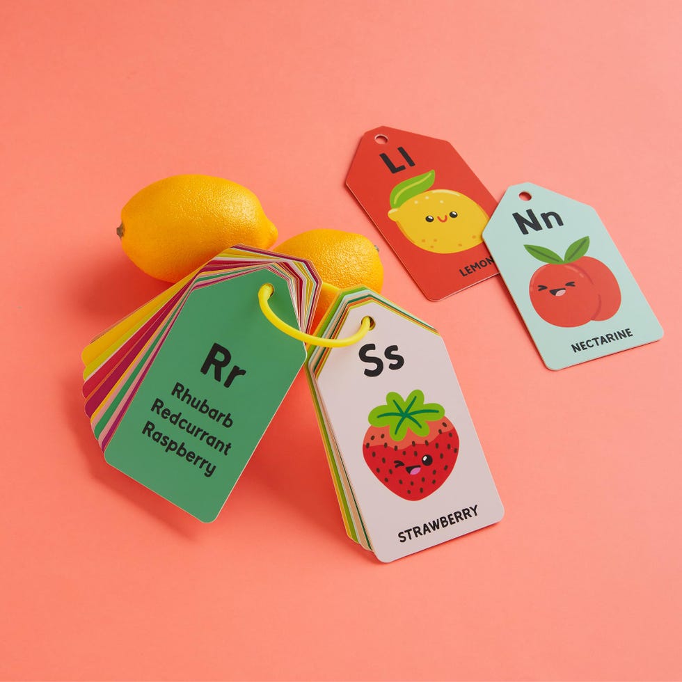 'A is for Avocado' Ring Flashcards