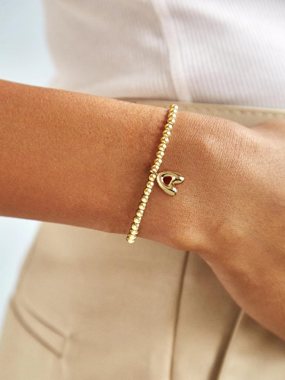 Gold Initial Bracelet
