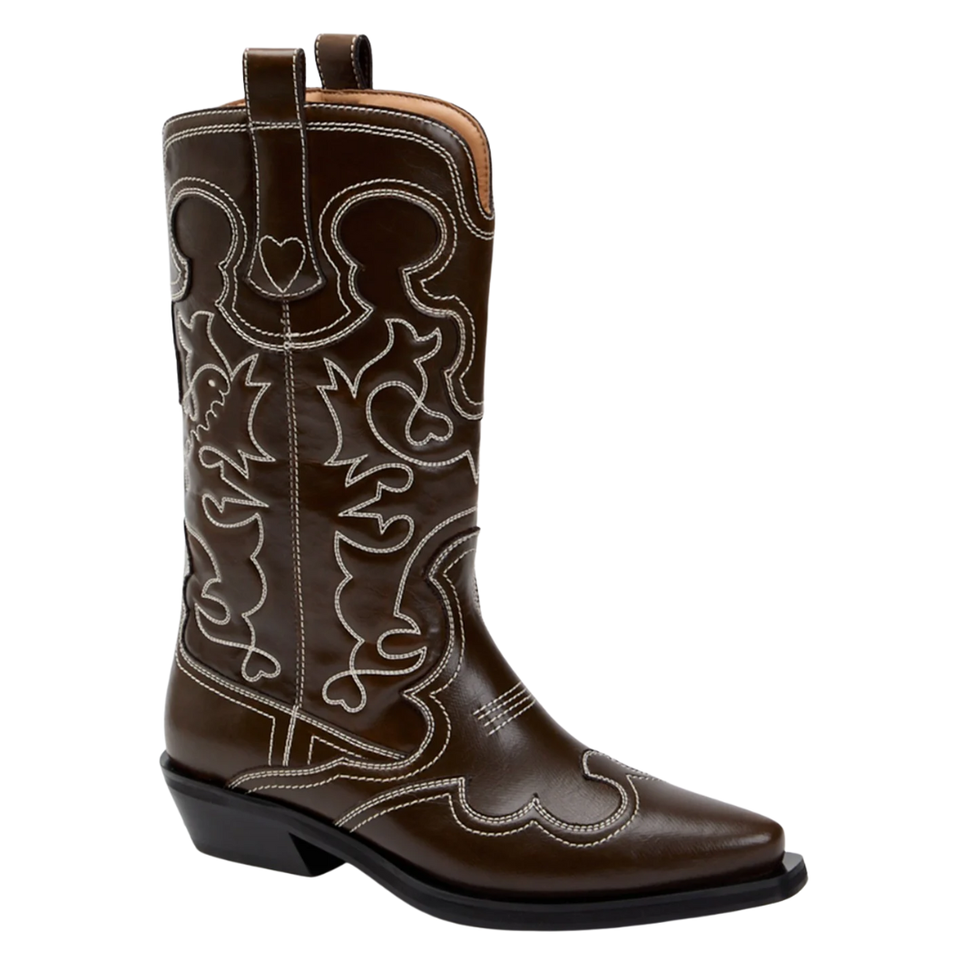 Ganni cowboy boots