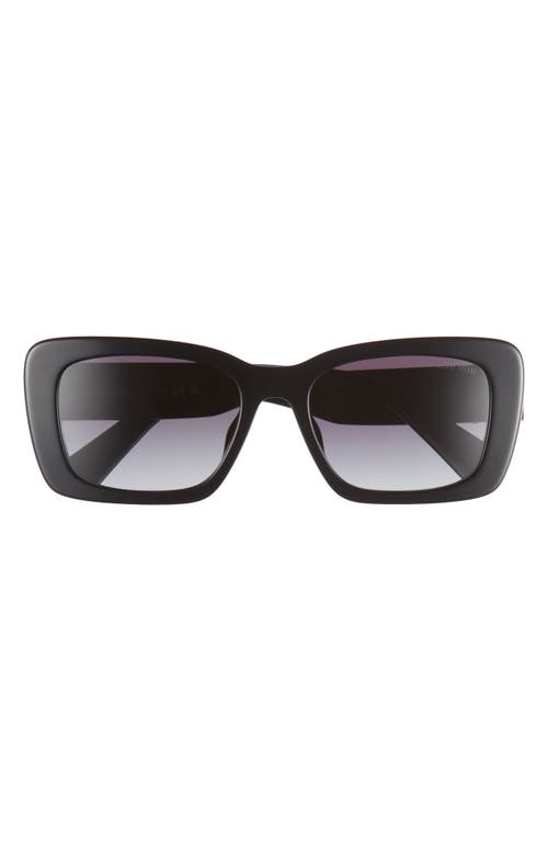 53 mm rechteckige Sonnenbrille
