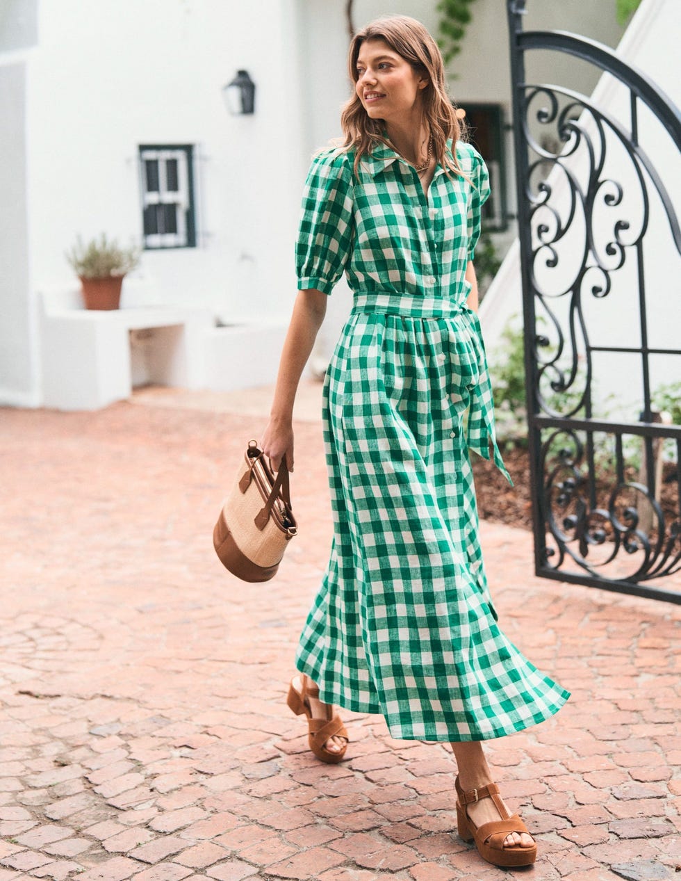 Alexa Linen Maxi Shirt Dress