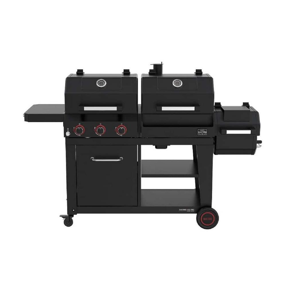 Oakford 1150 Pro Propane Gas and Smoker Combo Grill 