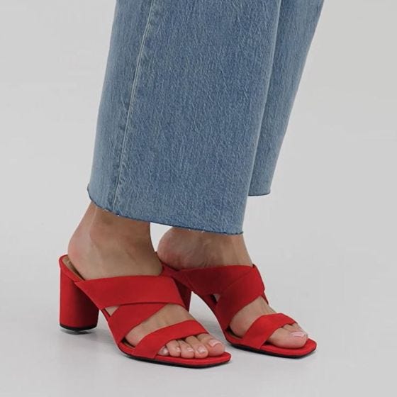 The One for Arch Support: Merlot Heeled Sandal
