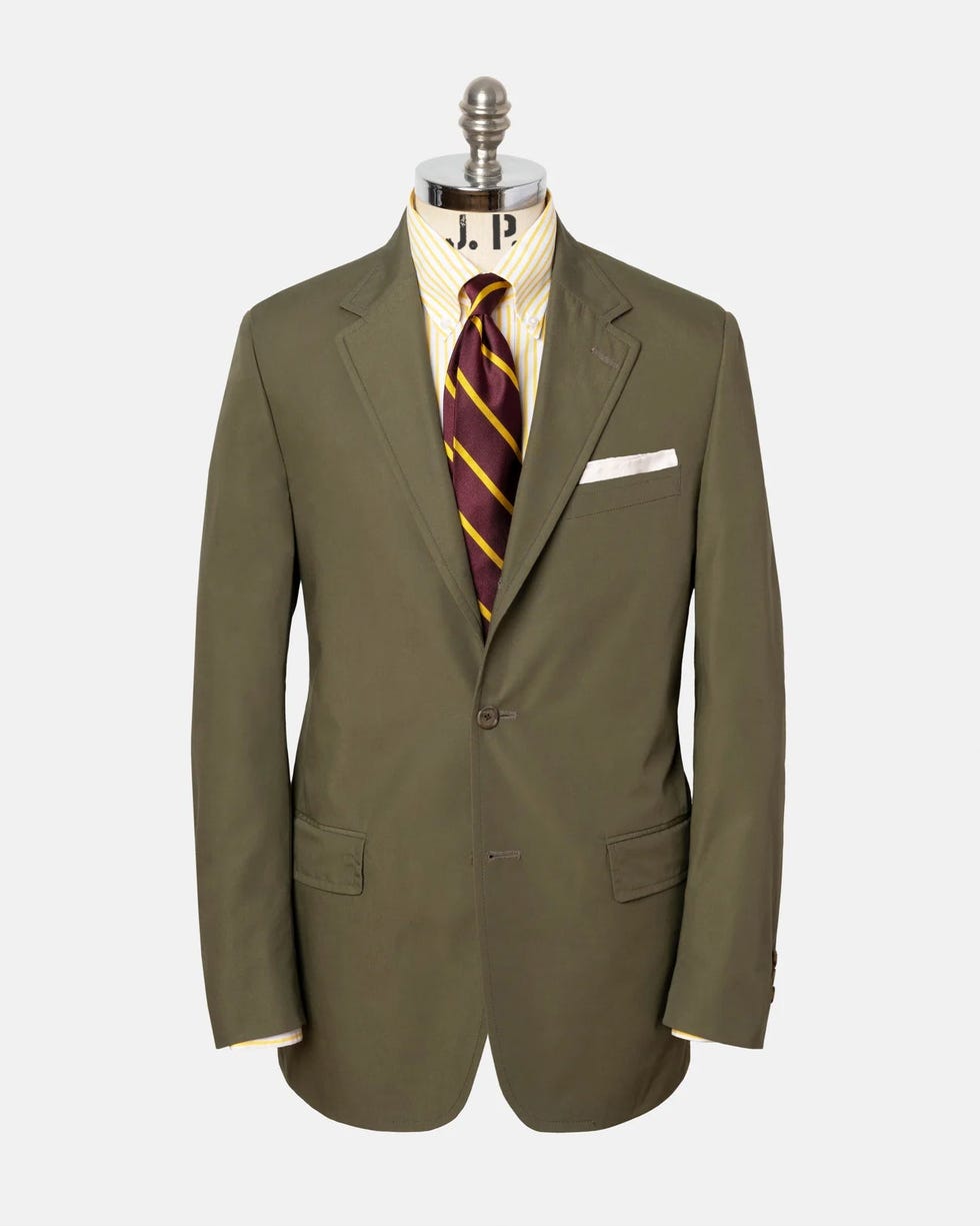 Classic Fit Cotton Poplin Suit