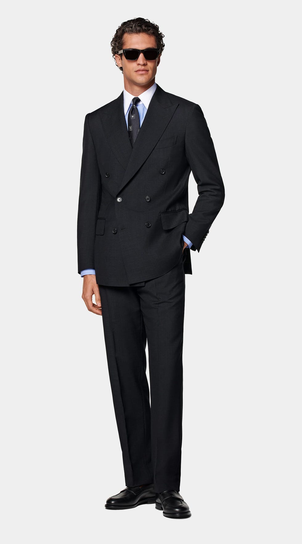 Abito Milano su misura blu navy